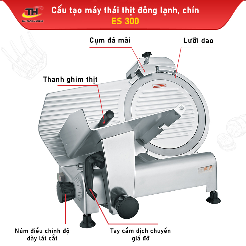 Máy Thái Thịt Chín, Thịt Đông Lạnh ES-300